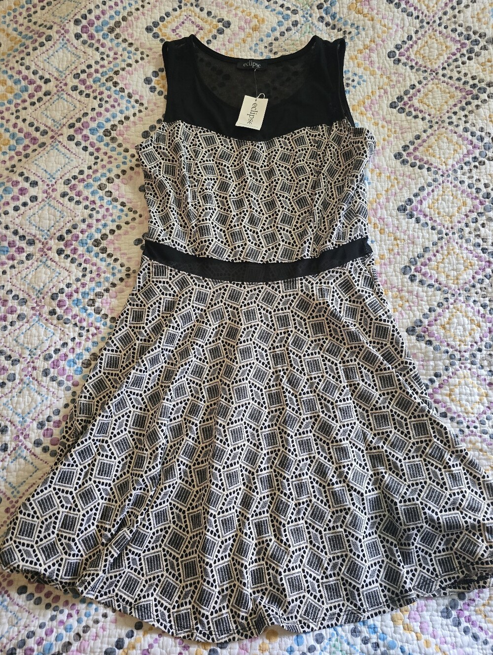 Eclipse sleeveless dress